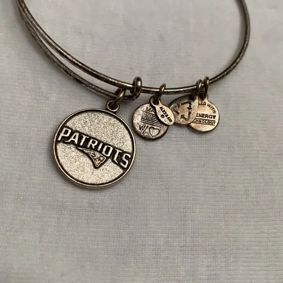 •ALEX & ANI•Silver Patriots Bangle Bracelet - Picture 3 of 4